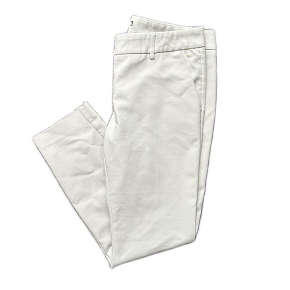 EXPRESS | Women’s Express Columnist Slim Pants  | Cream   | Size: 4R - Picture 1 of 9
